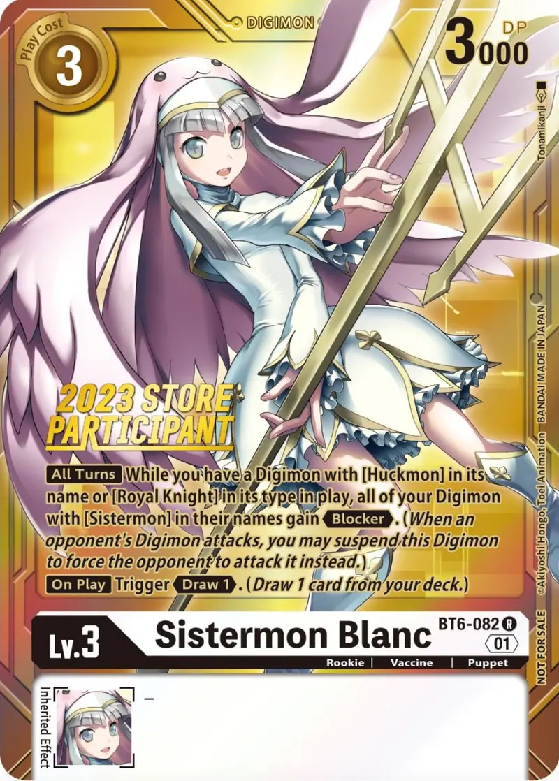 Sistermon Blanc [Bt6-082] (2023 Store Participant) [Double Diamond Promos] 1