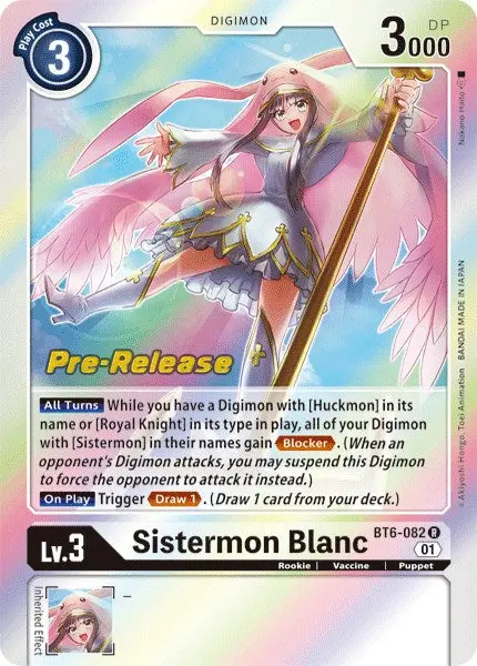 Sistermon Blanc [Bt6-082] [Double Diamond Pre-Release Cards] 1