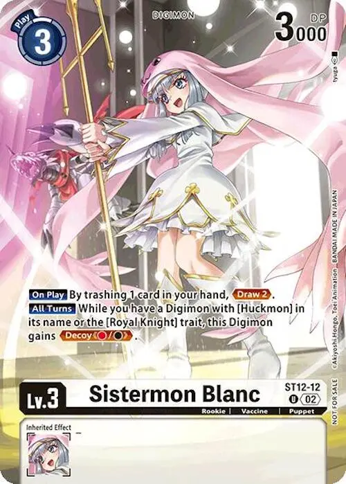 Sistermon Blanc [St12-12] (Event Pack 7) [Starter Deck: Jesmon] 1