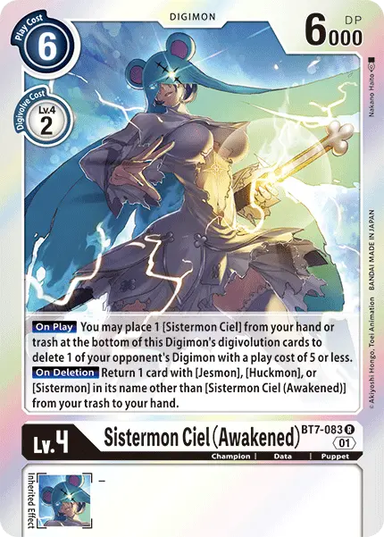 Sistermon Ciel (Awakened) [Bt7-083] [Next Adventure] 1