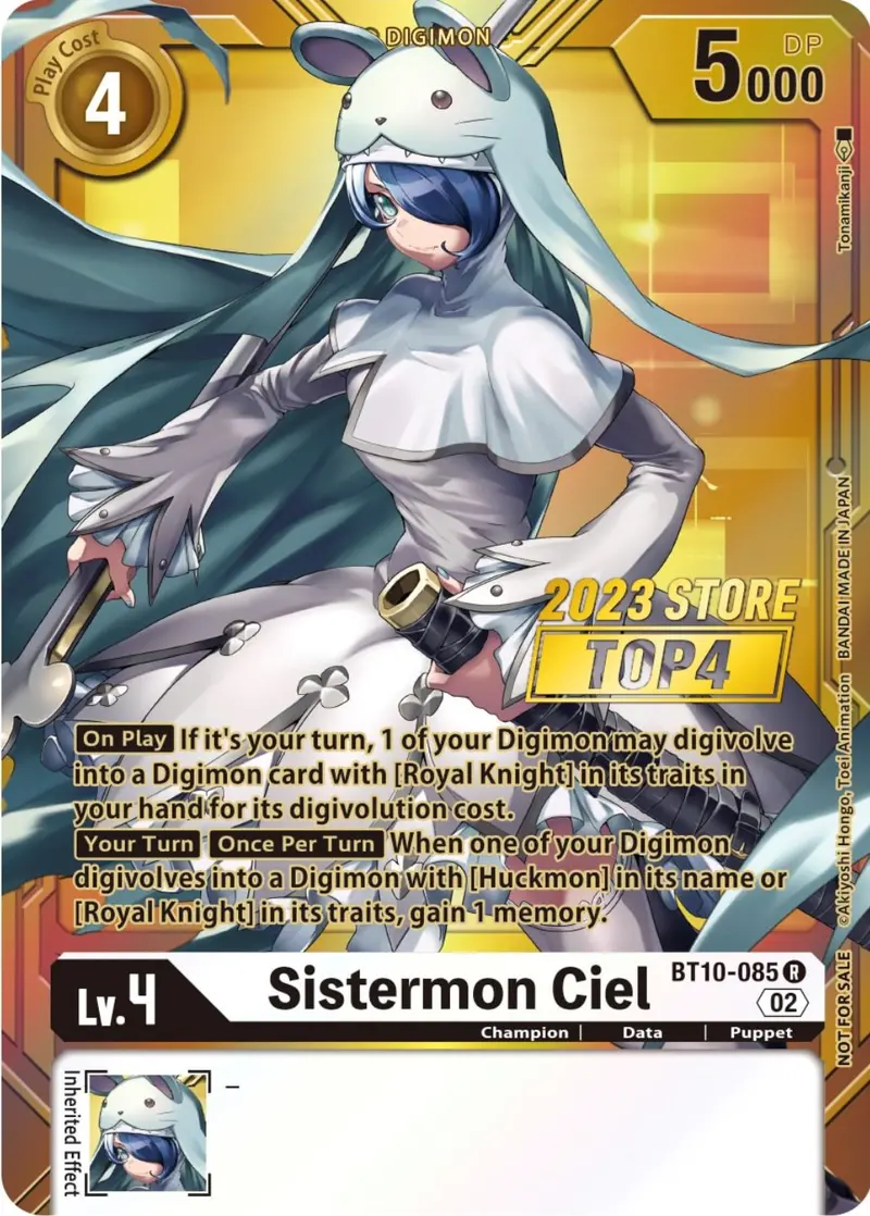 Sistermon Ciel [Bt10-085] (2023 Store Top 4) [Xros Encounter Promos] 1