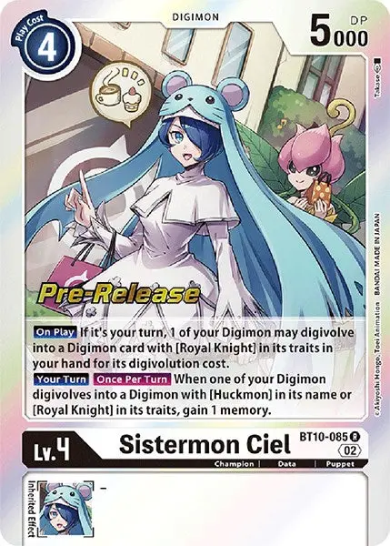Sistermon Ciel [Bt10-085] [Xros Encounter Pre-Release Cards] 1