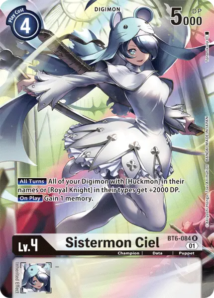 Sistermon Ciel [Bt6-084] (Alternate Art) [Double Diamond] 1