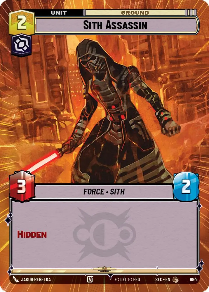 Sith Assassin (994) (Hyperspace Foil) (994) [Secrets Of Power] 1