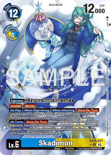 Skadimon [Ex11-017] (Alternate Art) (Box Topper) [Dawn Of Liberator] 1