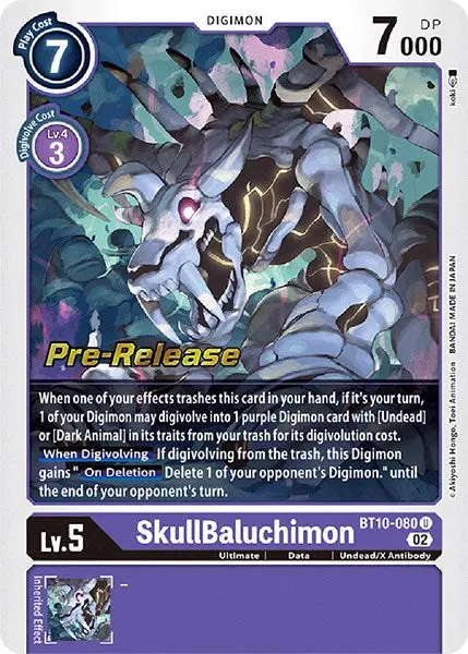 Skullbaluchimon [Bt10-080] [Xros Encounter Pre-Release Cards] 1