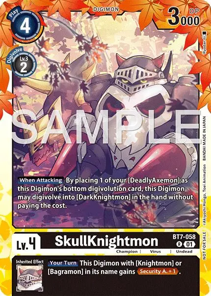 Skullknightmon [Bt7-058] (Regulation Battle Vol. 3 Winner) [Next Adventure] 1