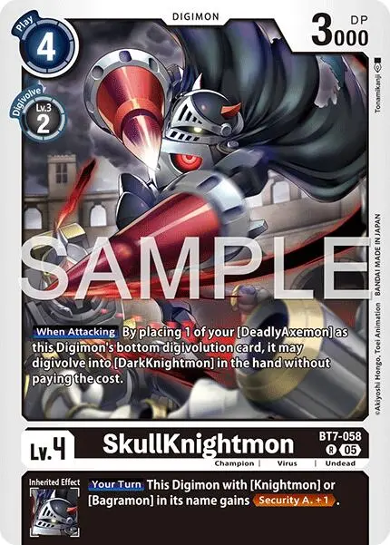Skullknightmon [Bt7-058] (Reprint) [Advanced Booster Digimon Generation] 1
