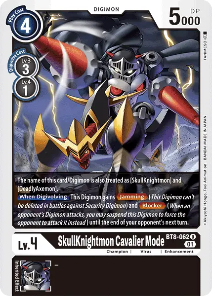 Skullknightmon: Cavalier Mode [Bt8-062] [New Awakening] 1