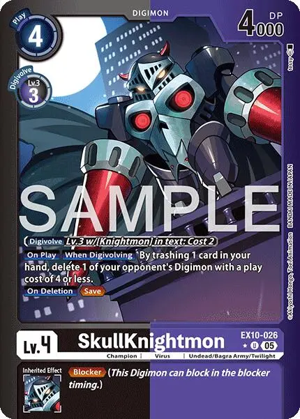 Skullknightmon [Ex10-026] (Limited Foil) [Sinister Order] 1
