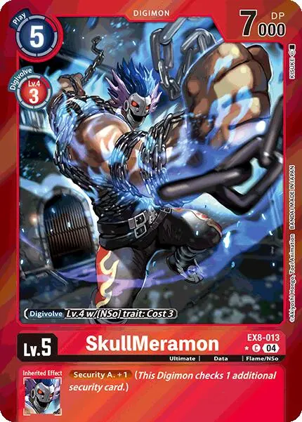 Skullmeramon [Ex8-013] (Limited Foil) [Chain Of Liberation] 1