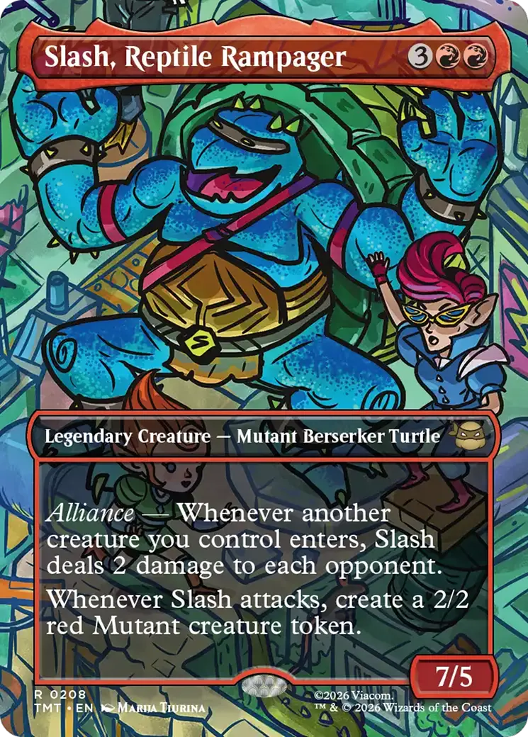 Slash, Reptile Rampager (Borderless) [Teenage Mutant Ninja Turtles] 1