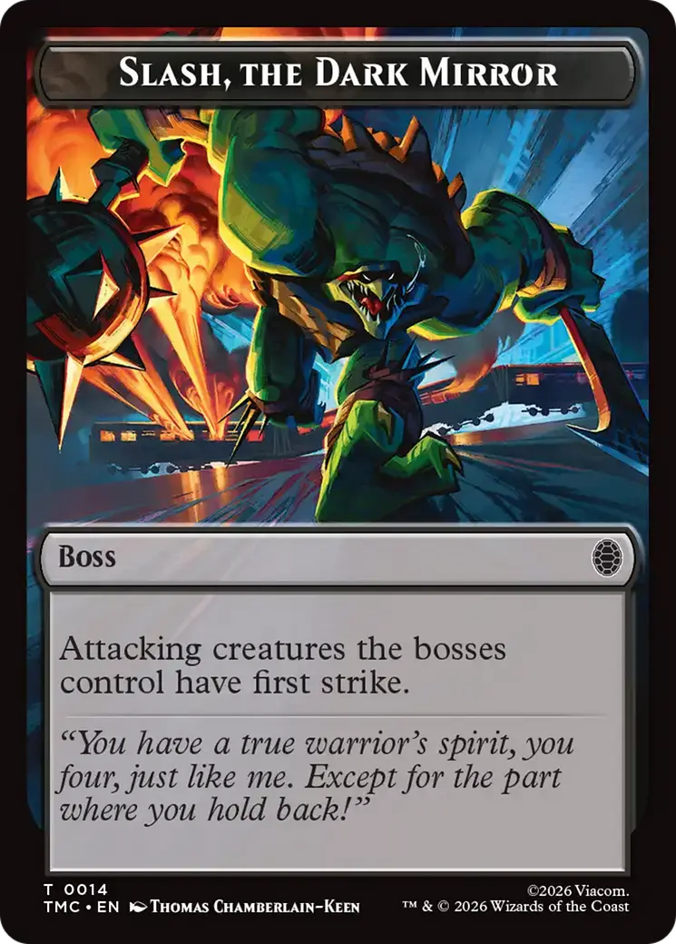 Slash, The Dark Mirror [Teenage Mutant Ninja Turtles Commander Tokens] 1