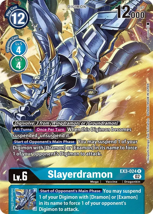 Slayerdramon [Ex3-024] (Alternate Art) [Draconic Roar] 1