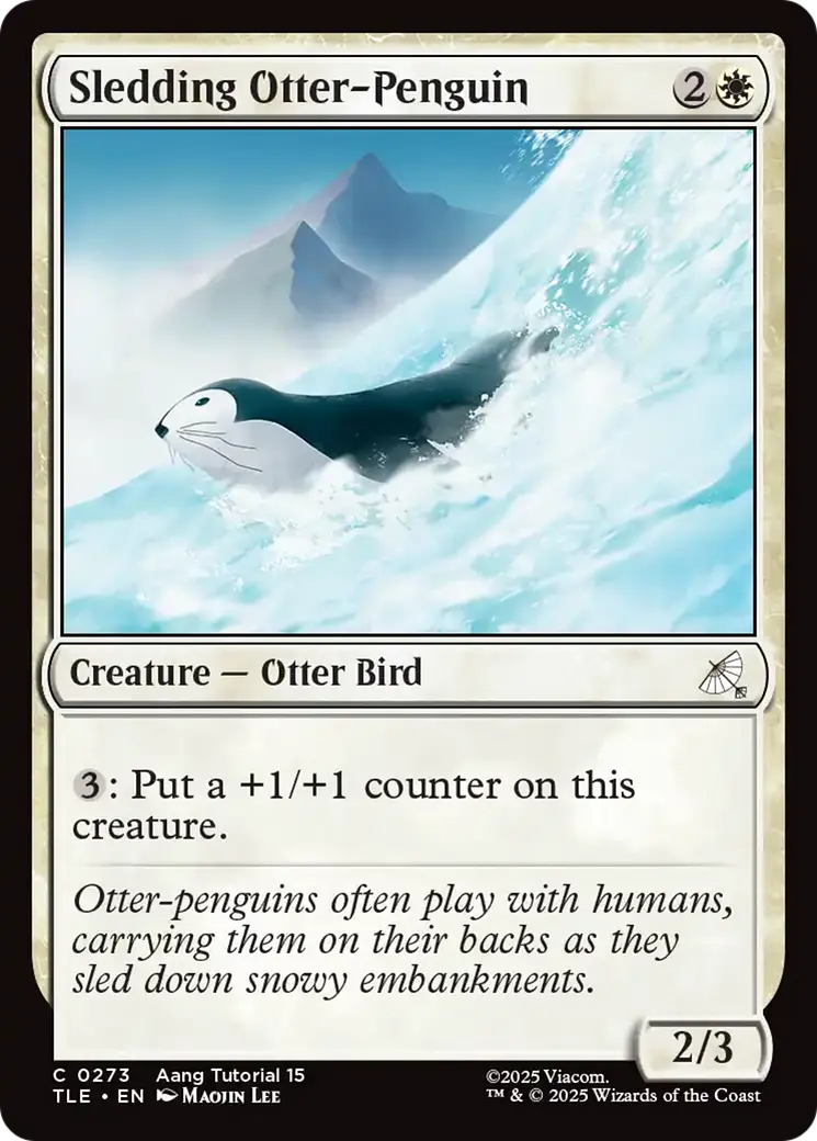 Sledding Otter-Penguin (0273) [Avatar: The Last Airbender: Eternal-Legal] 1