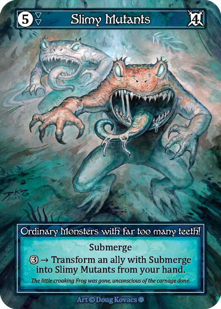 Slimy Mutants (Foil) [Gothic] 1