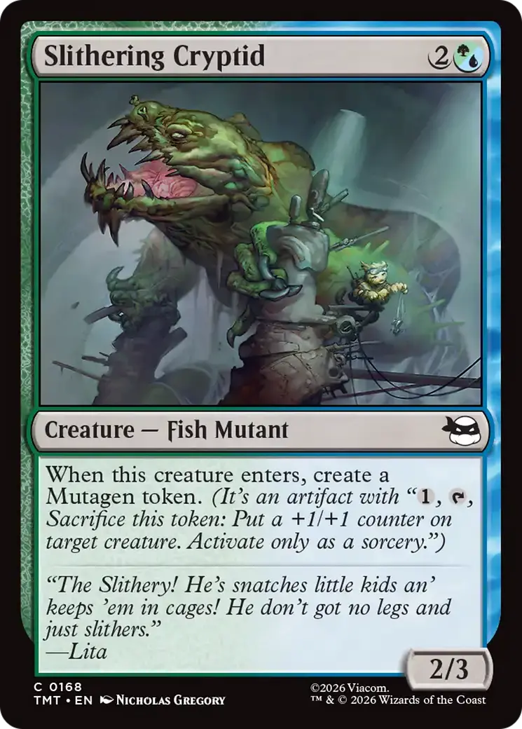 Slithering Cryptid [Teenage Mutant Ninja Turtles] 1