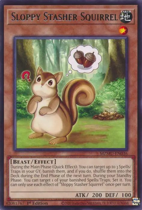 Sloppy Stasher Squirrel [Mzmu-En036] Rare 1