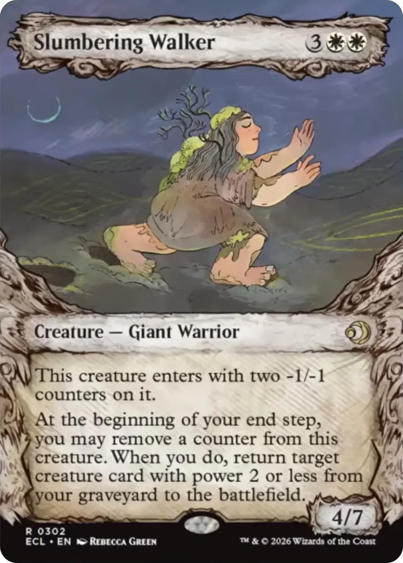 Slumbering Walker (Showcase) [Lorwyn Eclipsed] 1