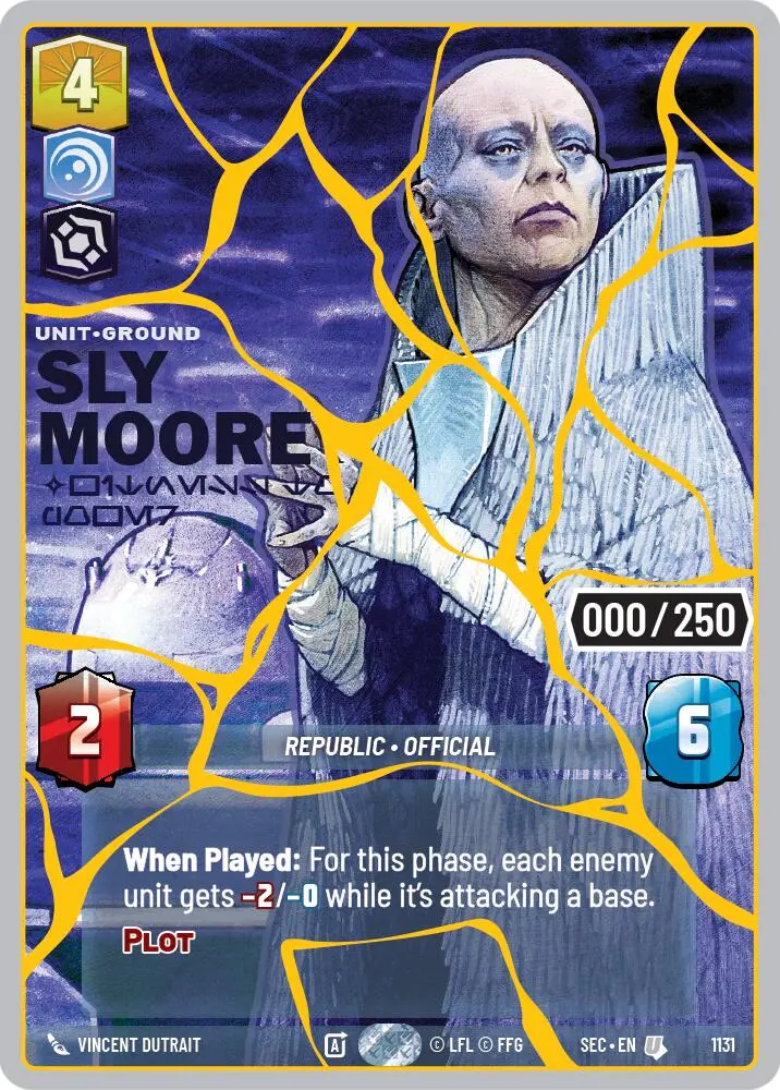 Sly Moore - Witness To Power (1131) (Serialized) (Gold) (1131) [Secrets Of Power] 1
