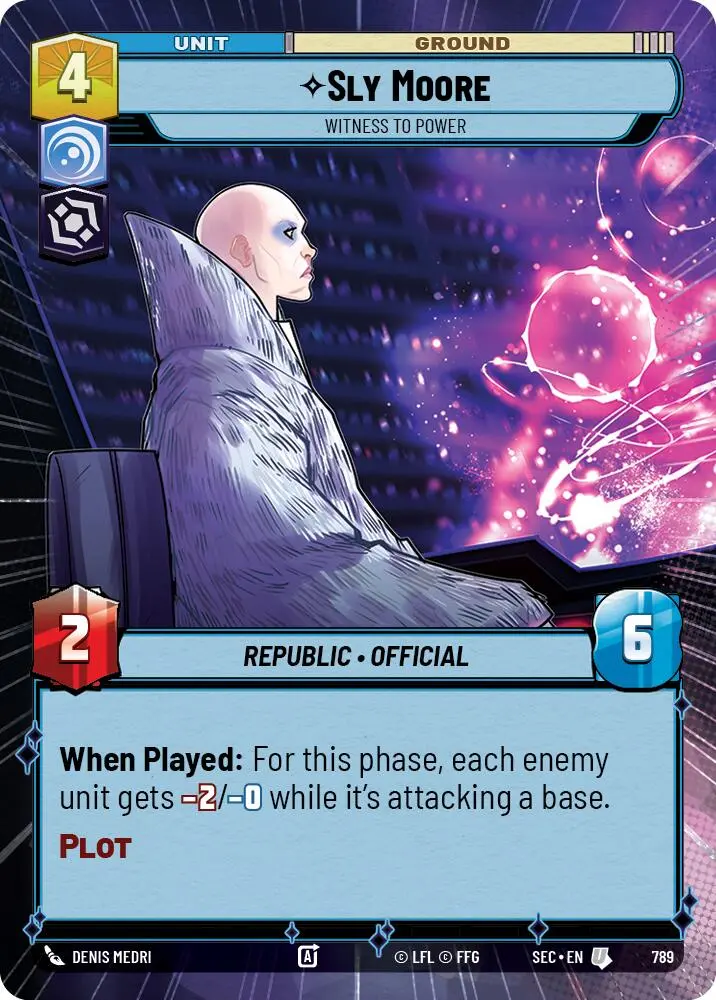 Sly Moore - Witness To Power (Hyperspace Foil) (789) (789) [Secrets Of Power] 1