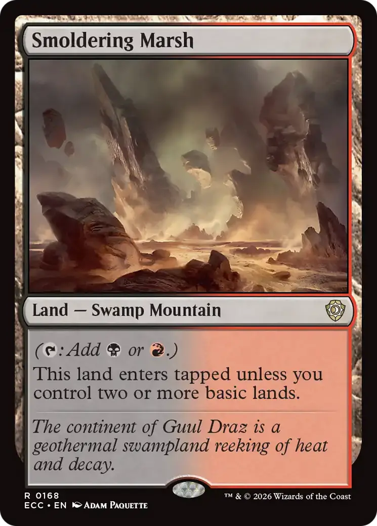 Smoldering Marsh [Lorwyn Eclipsed Commander] 1