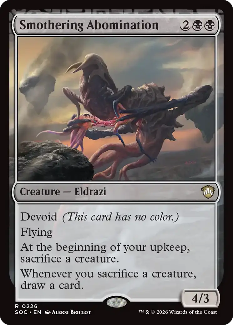 Smothering Abomination [Secrets Of Strixhaven Commander] 1