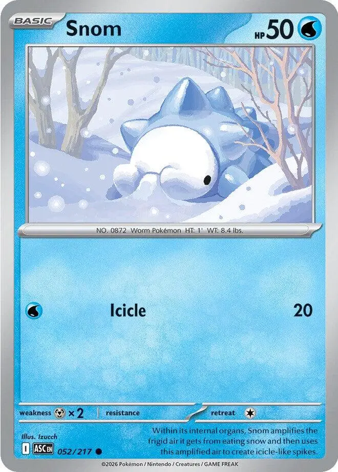 Snom (052/217) [Mega Evolution: Ascended Heroes] 1