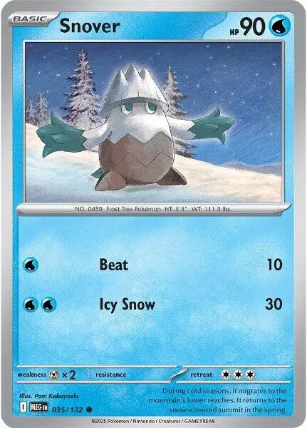Snover (035/132) [Mega Evolution: Base Set] 1
