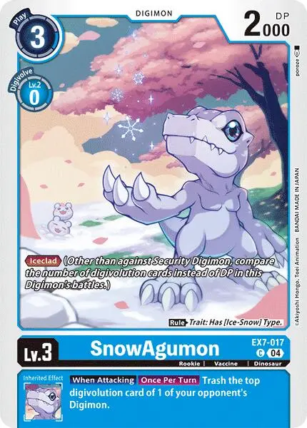 Snowagumon [Ex7-017] [Digimon Liberator] 1