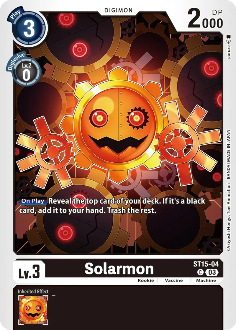 Solarmon [St15-04] [Starter Deck: Dragon Of Courage] 1