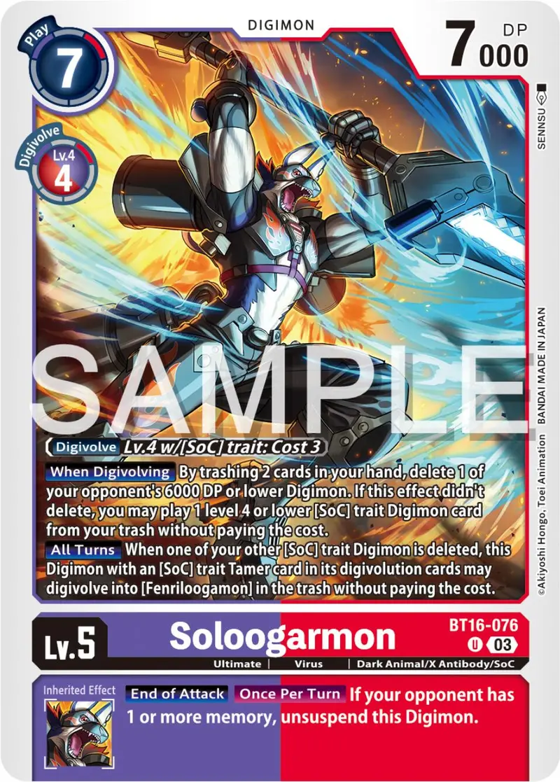 Soloogarmon [Bt16-076] [Beginning Observer] 1