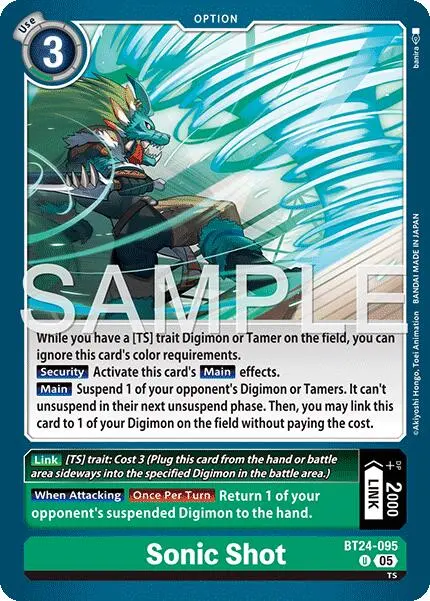 Sonic Shot [Bt24-095] [Time Stranger] 1