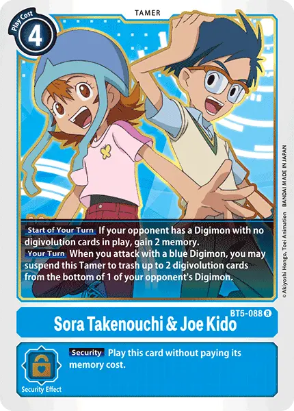 Sora Takenouchi & Joe Kido [Bt5-088] [Battle Of Omni] 1