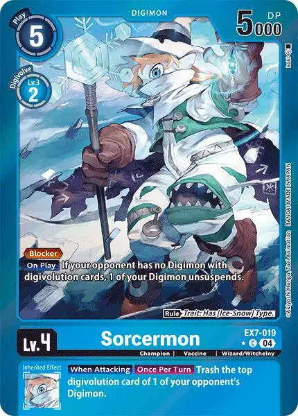 Sorcermon [Ex7-019] (Foil) [Digimon Liberator] 1