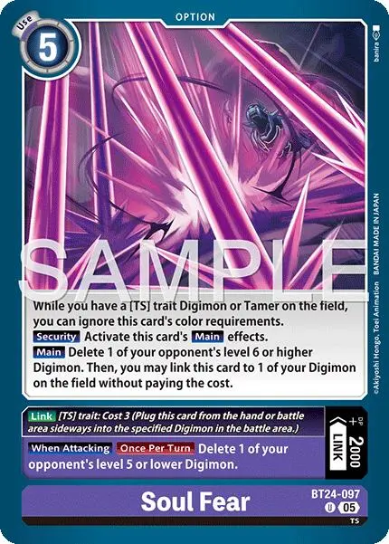 Soul Fear [Bt24-097] [Time Stranger] 1