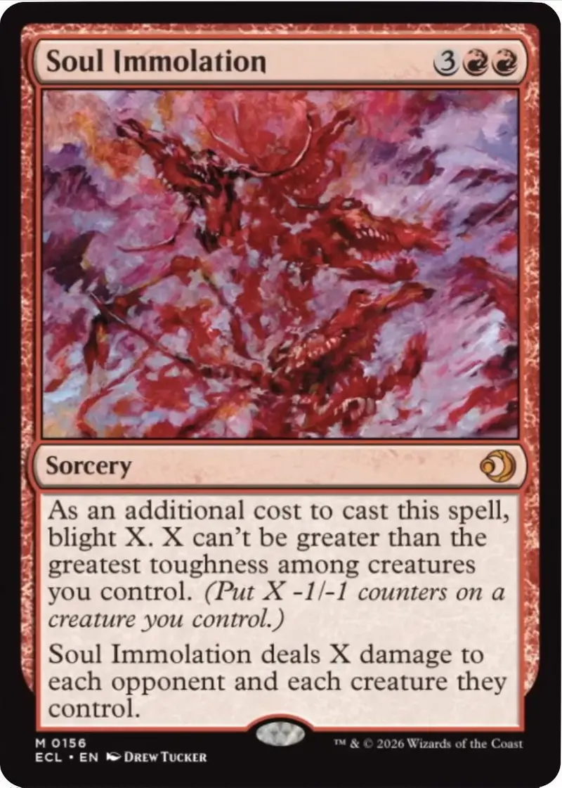 Soul Immolation [Lorwyn Eclipsed] 1