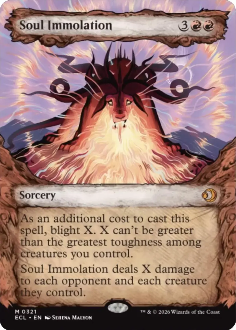 Soul Immolation (Showcase) [Lorwyn Eclipsed] 1