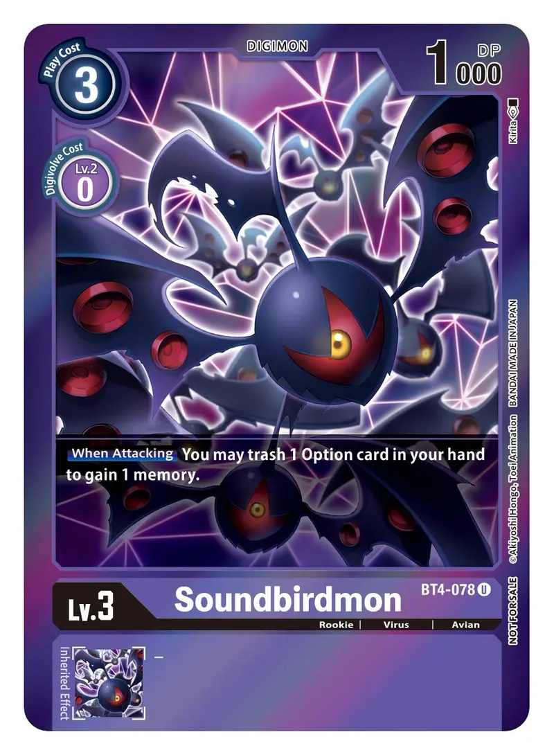 Soundbirdmon [Bt4-078] (Event Pack 2) [Great Legend] 1