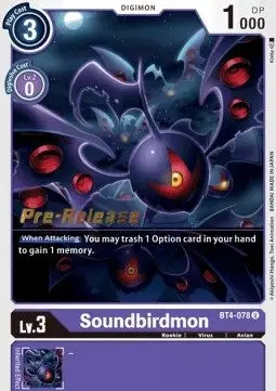 Soundbirdmon [Bt4-078] [Great Legend Pre-Release Promos] 1
