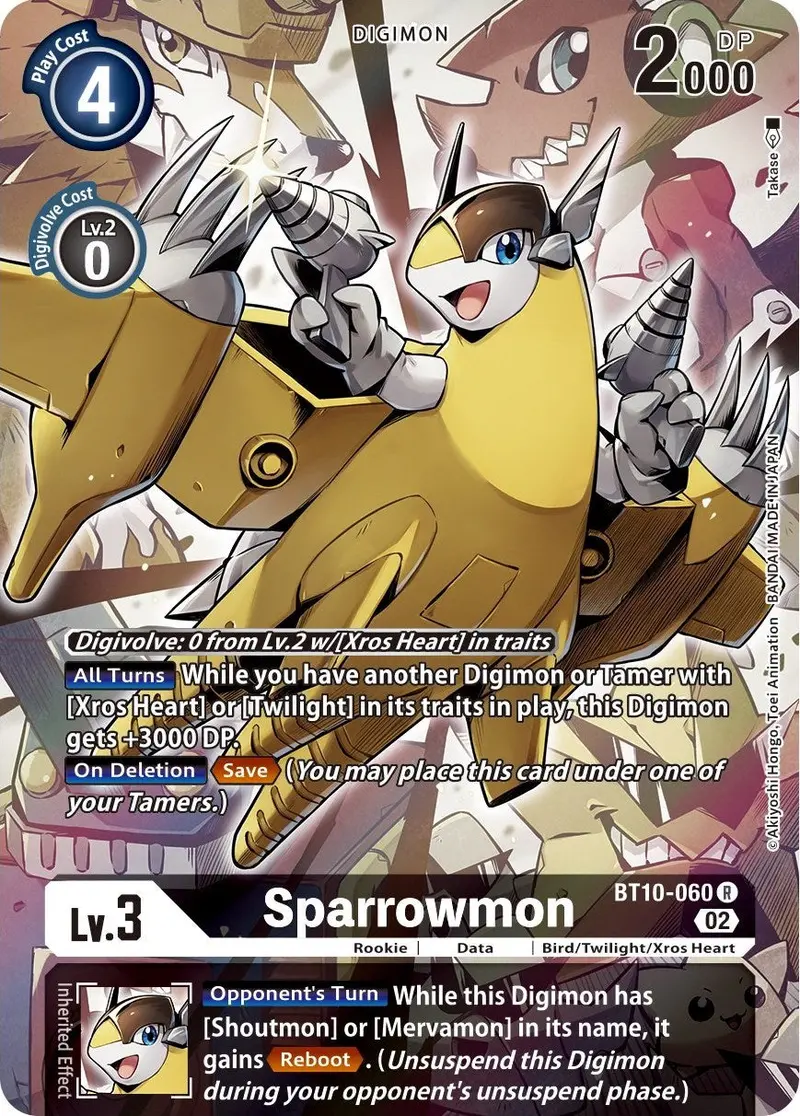 Sparrowmon [Bt10-060] (Alternate Art) [Xros Encounter] 1