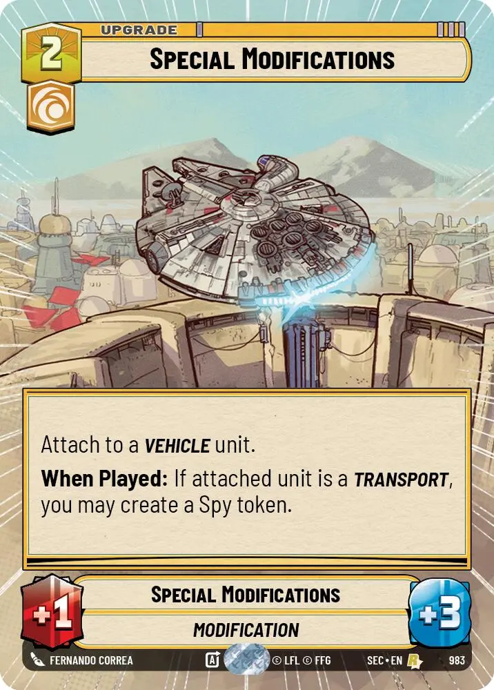Special Modifications (983) (Hyperspace Foil) (983) [Secrets Of Power] 1