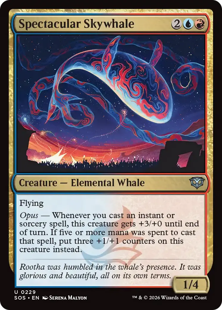 Spectacular Skywhale [Secrets Of Strixhaven] 1