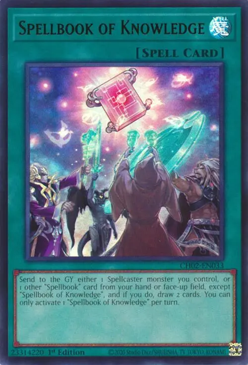 Spellbook Of Knowledge [Ch02-En033] Ultra Rare 1