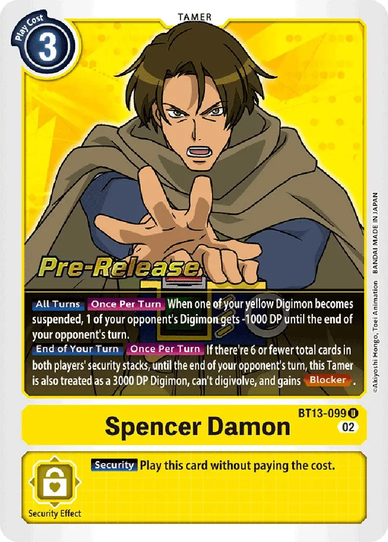 Spencer Damon [Bt13-099] [Versus Royal Knights Booster Pre-Release Cards] 1