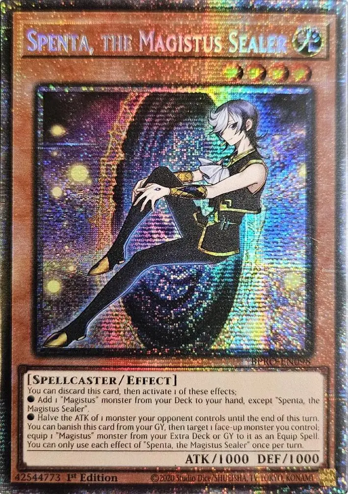 Spenta, The Magistus Sealer (Starlight Rare) [Bpro-En098] Starlight Rare 1