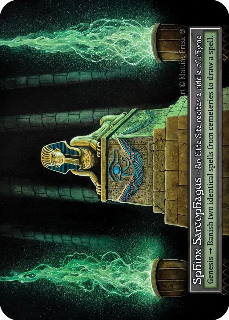 Sphinx Sarcophagus (Foil) [Gothic] 1
