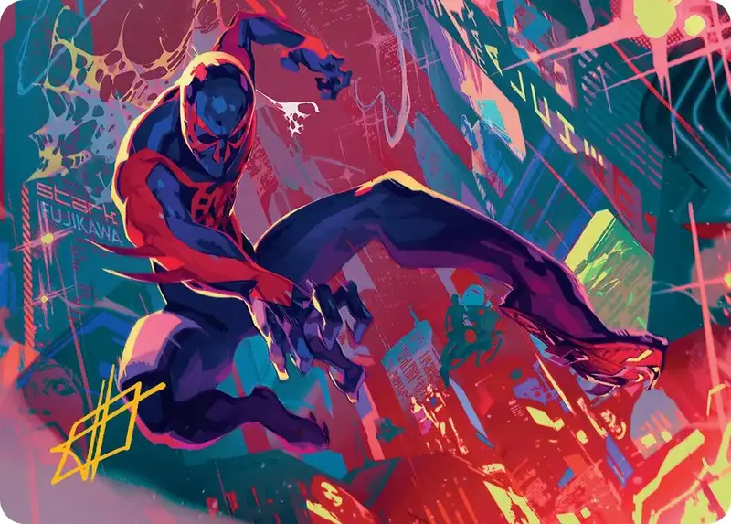 Spider-Man 2099 Art Card (Gold-Stamped Signature) [Marvel's Spider-Man Art Series] 1