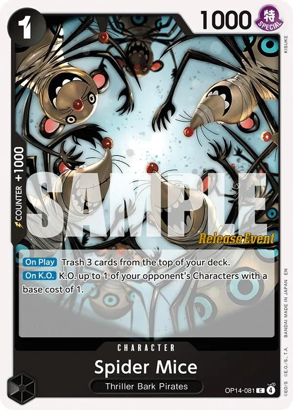 Spider Mice [The Azure Sea's Seven Release Event Cards] 1