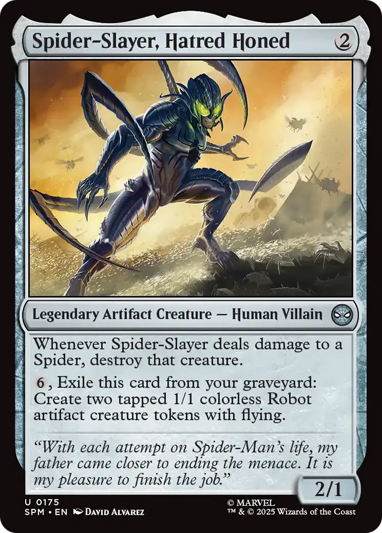 Spider-Slayer, Hatred Honed [Marvel's Spider-Man] 1